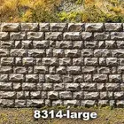 Chooch Enterprises 8314 All Scale Cut Stone Retaining Wall Large