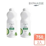 【BYPHASSE 蓓昂斯】綠茶萊姆清爽蓬鬆洗髮精750ML(2入組)