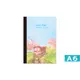 珠友 A6/50K 半年誌/萬用日誌/手札/手帳(自填式方格1日1頁)/224頁-櫻 NB-51123