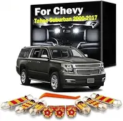 Car Accessories LED Interior Map Dome Reading Light Kit,For Chevrolet Chevy Tahoe Suburban 2000-2016 2017
