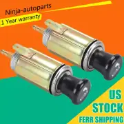 2PC Car Cigarette Lighter DC 12V Universal Auto Cigarette Lighter w/ Socket Plug