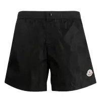 在飛比找momo購物網優惠-【MONCLER】男款 品牌LOGO 海灘褲/泳褲-黑色(S