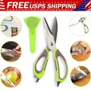 Heavy Duty Kitchen Scissor Stainless Steel All Purpose Ultra Sharp for Fish Meat