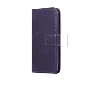 2Pcs For Iphone X and Xs Embossed Kaleidoscope Flower Horizontal Flip Leather Case With Holder and Card Slots and Wallet(Purple)