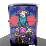 ☆福星屋☆【ZIPPO】美系~EAGLE, SNAKE, SKULL-白頭鷹, 蛇, 骷髏圖案設計 NO.49600