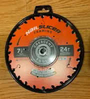 7-1/4 in 24 Tooth Nail Slicer Framing Circular Saw Blade Crescent CSBFR-724 New