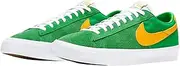 [Nike] Men's Skateboarding Zoom Blazer Low Pro GT Coat, Lucky Green, Men's 10.5, 300-luckygreen/Universitygold