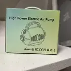 Electric Air Pump for Inflatable Pool Toys - High Power Quick-Fill Air Mattress