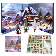 31 Days Christmas Gnome Advent Calendar with Gnome Plush Toy