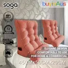 SOGA 2X 45cm Peach Triangular Wedge Lumbar Pillow Headboard Back Cushion Decor