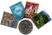 4 Miniature 'SMITHSONIAN' MAGAZINES - DOLLHOUSE 1:12 Scale OPENING PAGES