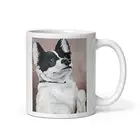 Papillon Dog mug w/ Original Painting Pet Art Design Coffee Tea Cup Gift