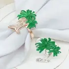 4pcs Napkin Ring Creative Decorative Coconut Tree Party Napkin Ring Compact