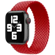 Nylon Elastic Band For Apple Watch 42/44/45/49mm Red