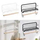 Condiment Jar Storage Rack Solid Hanger for Household Kitchen Fridge Door