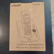 VTech Cordless Phone with Answering Machine VG104-11 DECT 6.0 Black