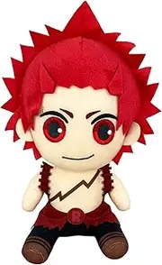 Great Eastern Entertainment My Hero Academia S2 - Kirishima Hero Costume Sitting Plush 7" H, Multi-Colored, 56926