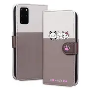S20 Ultra Wallet Case 3 Credit Card Slot ID Card Holder, PU Leather Flip Case with Strap - Pink
