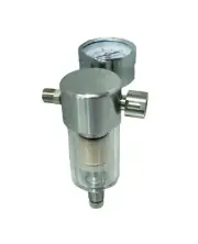 BLEED VALVE FILTER AIRBRUSH COMPRESSOR REGULATOR 1/8 BSP MALE TO 1/4 BSP FEMALE