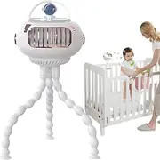 Stroller Fan | Handheld USB Rechargeable Pushchairs Fan with Adjustable Speed | Travel Fans | Octopus Air Cooler for Baby Stroller Bike Bed Travel Car Hospital Camping Desk Beach Nursery Tent