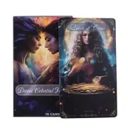Divine Celestial Tarot Game Casual 78-Card Tarot Deck Vibrant Imagery Board Game