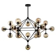 Moet LED 21Lights Pendant Black Glass | Replica Modo Jason Miller