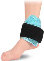 Ice Pack for Ankle Injuries, 2 Pack Ankle Cold Packs Ice Pack Wrap with Soft Plu