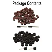 Natural Drum Sanding Bands Nails Sanding Disks Home Tool Sanders Tools 100pcs