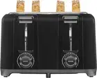 4 Slice Toaster with Extra Wide Slots for Bagels, Cool-Touch Walls, Shade Select