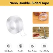 Nano Double-Sided Tape Transparent Traceless Clear Anti-Slip Adhesive Tape