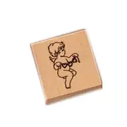 Vintage Rose Flower Girl stamp DIY wooden rubber stamps for scrapbooking stationery scrapbooking craft standard stamp