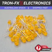 5/10/20/50PCS 5mm Orange Flash Round LED Diffused Orange Lens Flashing