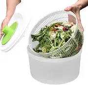 Xatteua Small Salad Spinner,Vegetable Washer Spinner - Salad Dryer for Washing, Fruit Dryer Spinner, Multifunctional Salad Spinner
