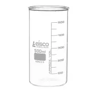 Beaker, 500mL - Tall Form, No Spout - Borosilicate Glass - Eisco Labs