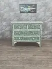 Bone inlay Furniture 4 Drawer Dresser Chest of Drawers Buffet Sideboard Living r