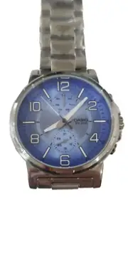 Casio Men's Stainless Steel Watch MTP-E313D-2B1VDF ENTICER