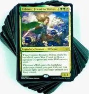 ***Custom Commander Deck*** Tolsimir, Friend to Wolves - Wolf - EDH MTG Magic