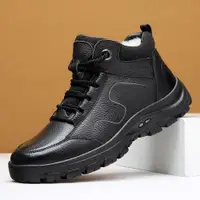 在飛比找ETMall東森購物網優惠-Men For Leather Boots Winter S