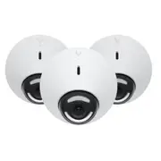 Ubiquiti UVC-G5-DOME-3 - Ubiquit UniFi Protect Cam Dome Camera G5 3-Pack, 2K HD PoE Ceiling Camera, Polycarbonate Housing, Partial Outdoor, Vandal resistant, 2Yr Warr