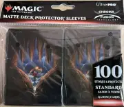100 Ultra Pro MAGIC M20 CARDBACK Standard Size Deck Protector Sleeves Pack