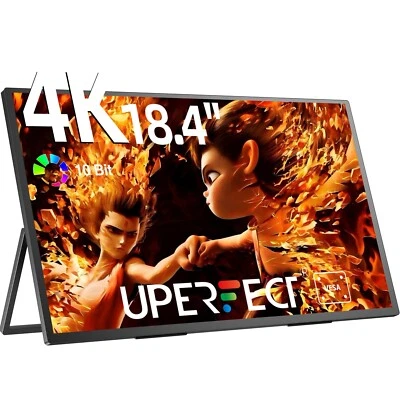 UPERFECT 18.4" Portable Monitor 3840x2160 4K Gaming Monitor USB-C Monitor Screen