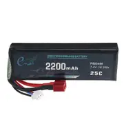 Wltoys 7.4V 2200mAh 25C 2S T Plug Lipo Battery K949-78 for 124016 124017 124018 124019 144001 144010