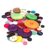 Plastic Buttons for DIY Projects – Crafting, Sewing, and 100 Pack Assorted