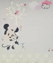 BABY MINNIE MOUSE MILESTONES MAT QUILT PANEL * NEW * FREE POST * MAKING MEMORIES