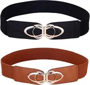 [beltox fine] Beltox Womens Belts Elastic Stretch Cinch Plus Fashion Dress Belts for ladies