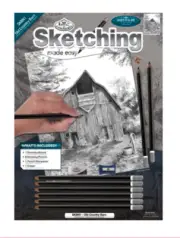 Sketching Made Easy Kit 9"X12"-Old Country Barn -SKBN-1