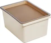 Storage Bins, Plastic Storage Bins with Lids, Multifunctional Stackable storage container for Organizing Toys Snacks Clothes etc Space-Saving