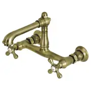 English Country KS7243AX Two-Handle 2-Hole Wall Mount Bathroom Faucet