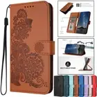 For Samsung S24 FE S23 S22 S21 FE Ultra Plus S10 Case Leather Wallet Flip Cover