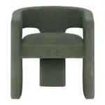 [James Lane] Leva Muse Forest Tea Green Accent Chair